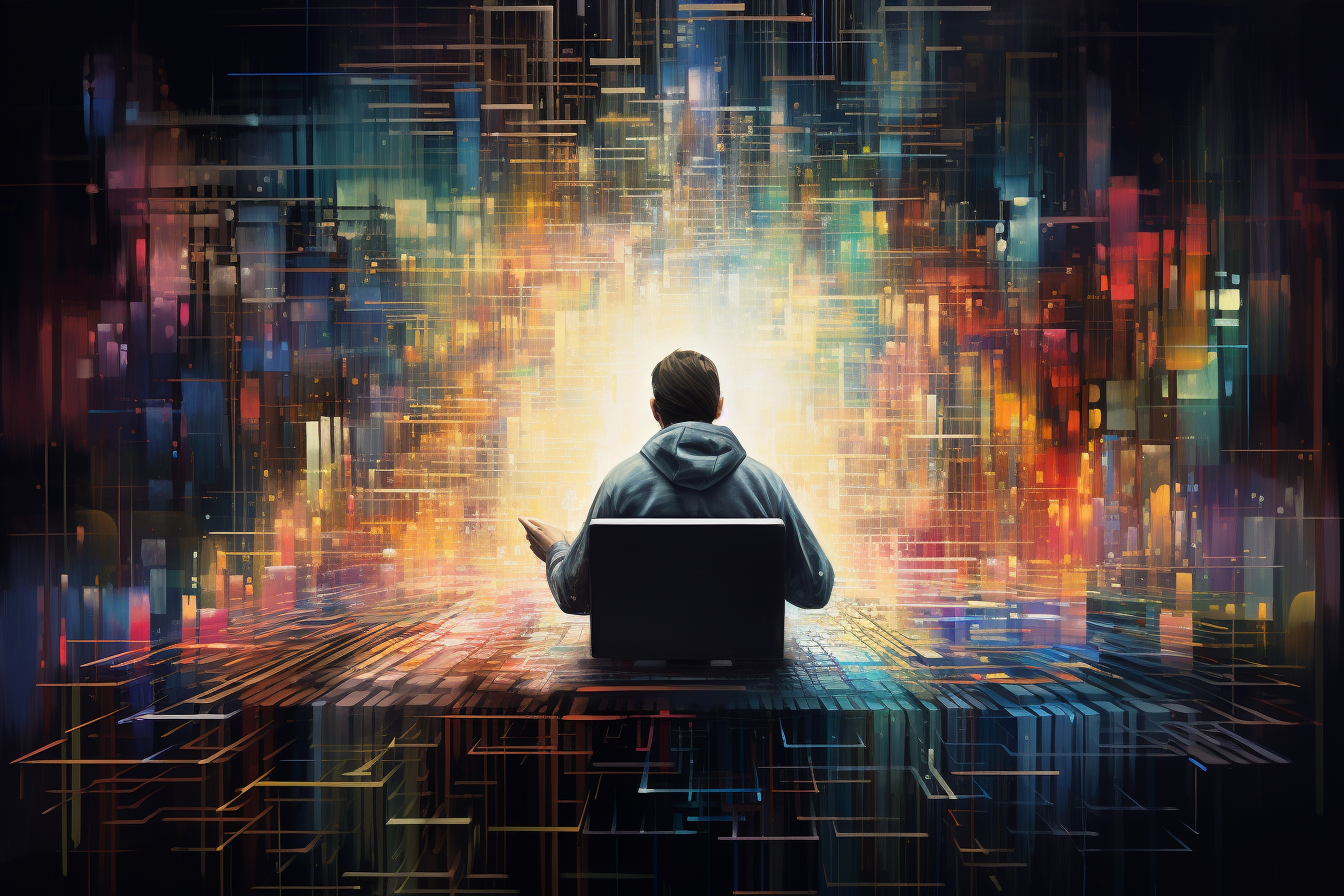 Homme devant une horloge pour symboliser l'écoulement du temps